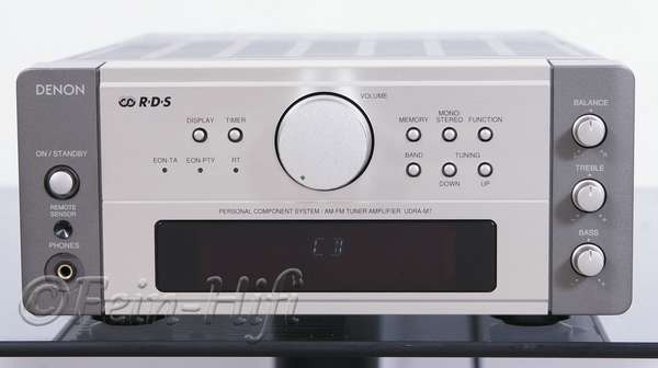 Denon UDRA-M7 Stereo 2.1 Receiver-Verstärker silber