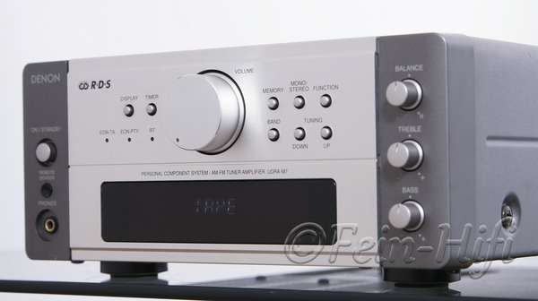 Denon UDRA-M7 Stereo 2.1 Receiver-Verstärker silber