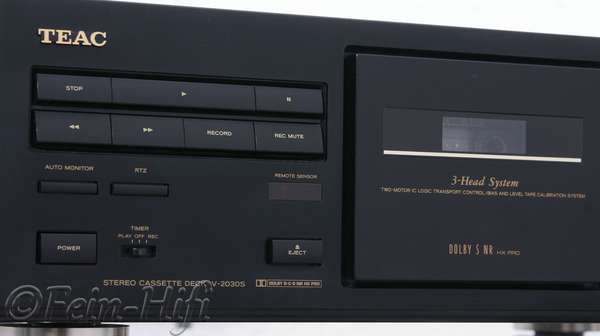 TEAC V-2030S 3-Kopf HiFi Kassettendeck mit Dolby-S