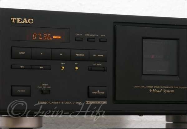 TEAC V-7000 3-Kopf/4-Motoren HiFi Kassettendeck