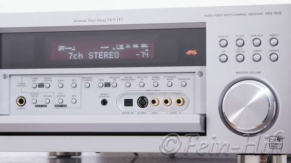 Pioneer VSX-1015 THX Surround 7.1 Heimkino Receiver *15kg Bolide silber