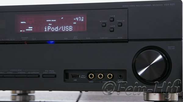 Pioneer VSX-920K Digital 7.1 A/V Receiver mit HDMI 1.4a, USB, In