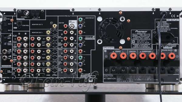 Pioneer VSX-D2011 THX 7.1 AV Receiver silber