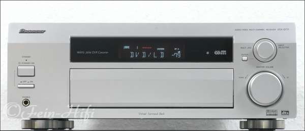 Zeigt die Frontansicht von Pioneer VSX-D711 D