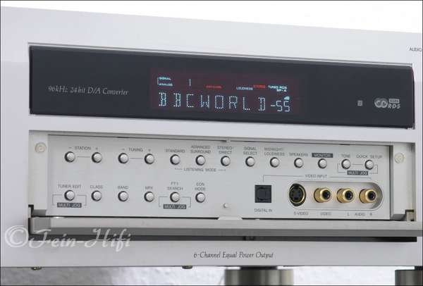 PIoneer VSX-D811S Dolby Digital DTS-ES 7.1 Receiver silber