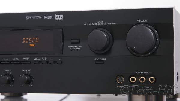 Zeigt die Detailansicht-Rechts von Yamaha DSP-A595