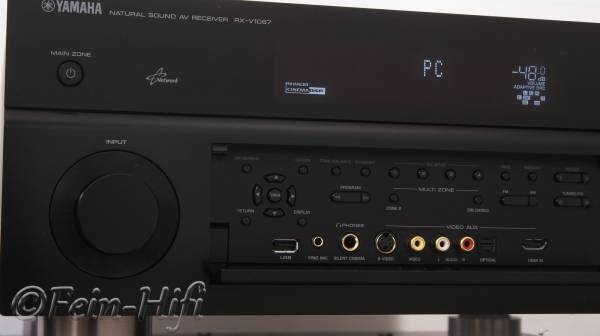 Zeigt die Detailansicht-Links von Yamaha RX-V1067
