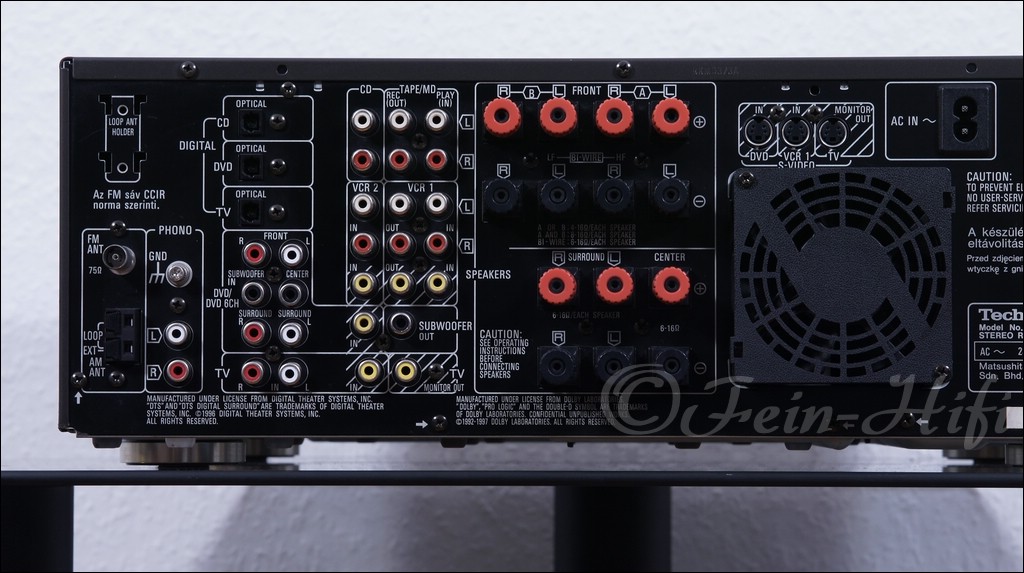 Technics SA-DA8 Dolby Digital DTS AV Receiver | Fein-HiFi