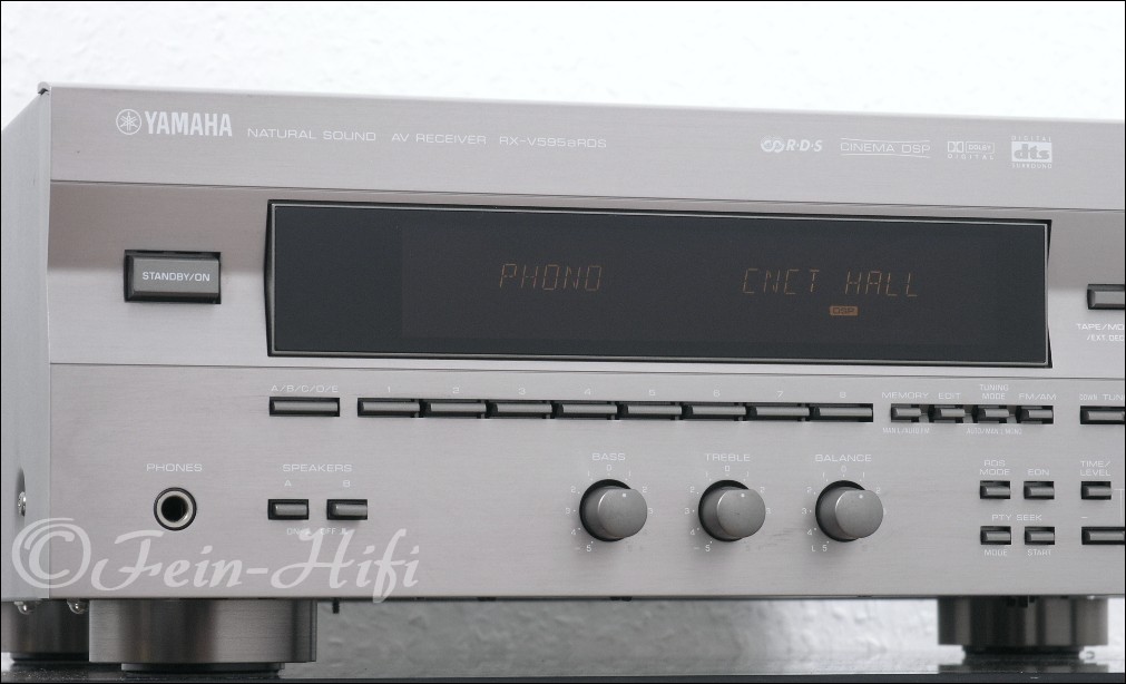 Yamaha RXV595a Heimkino AV Receiver in titan gebraucht
