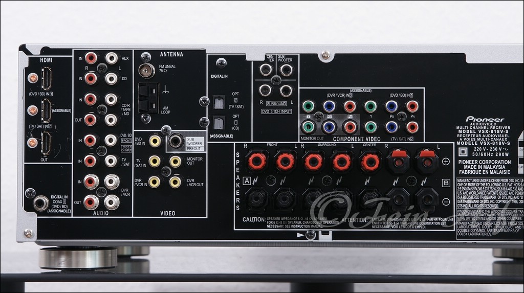 Pioneer VSX818V Dolby Digital Heimkino Receiver mit HDMI
