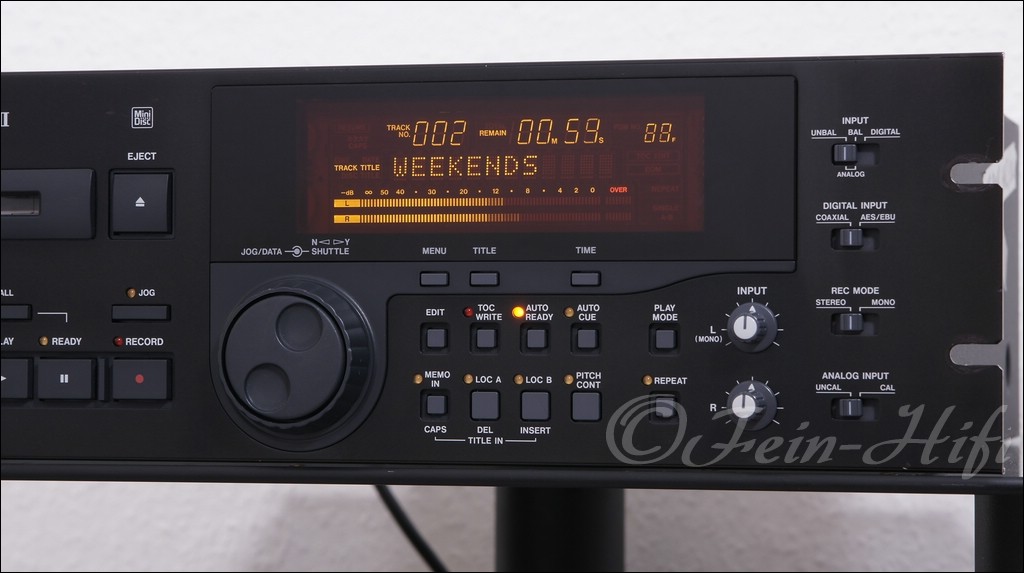 TASCAM MD801R MkII professional MD MiniDisc Recorder