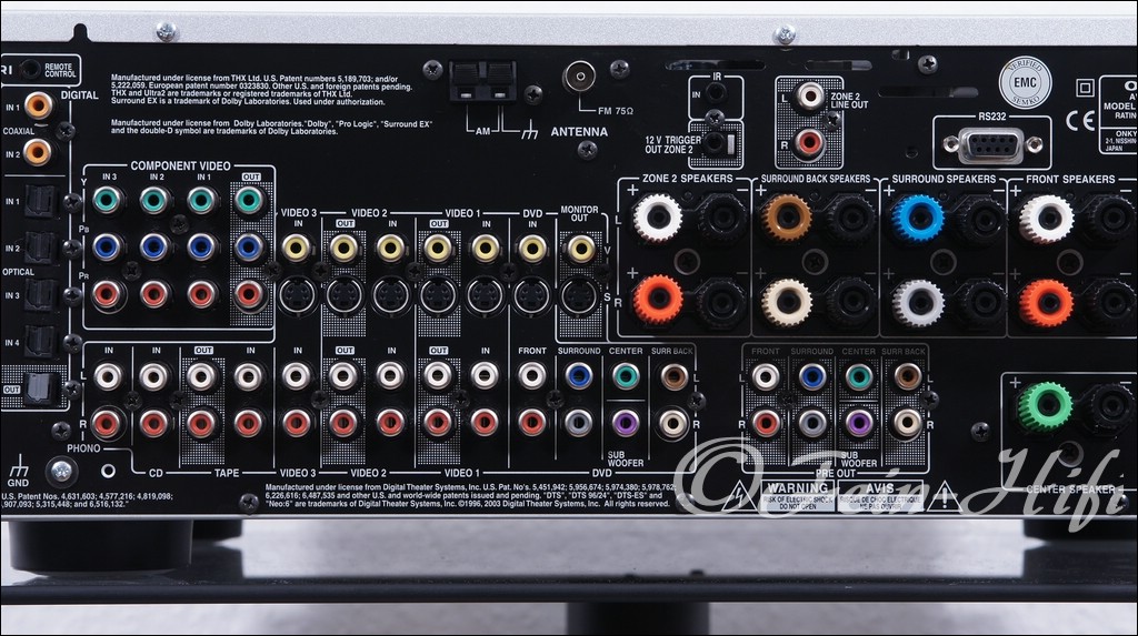 Onkyo TXSR703E THX Surround Heimkino 7.1 Receiver gebraucht