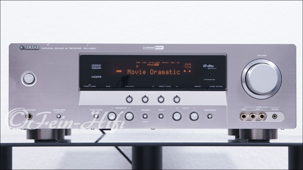 Yamaha RXV363 Dolby Digital Heimkino AVReceiver mit HDMI