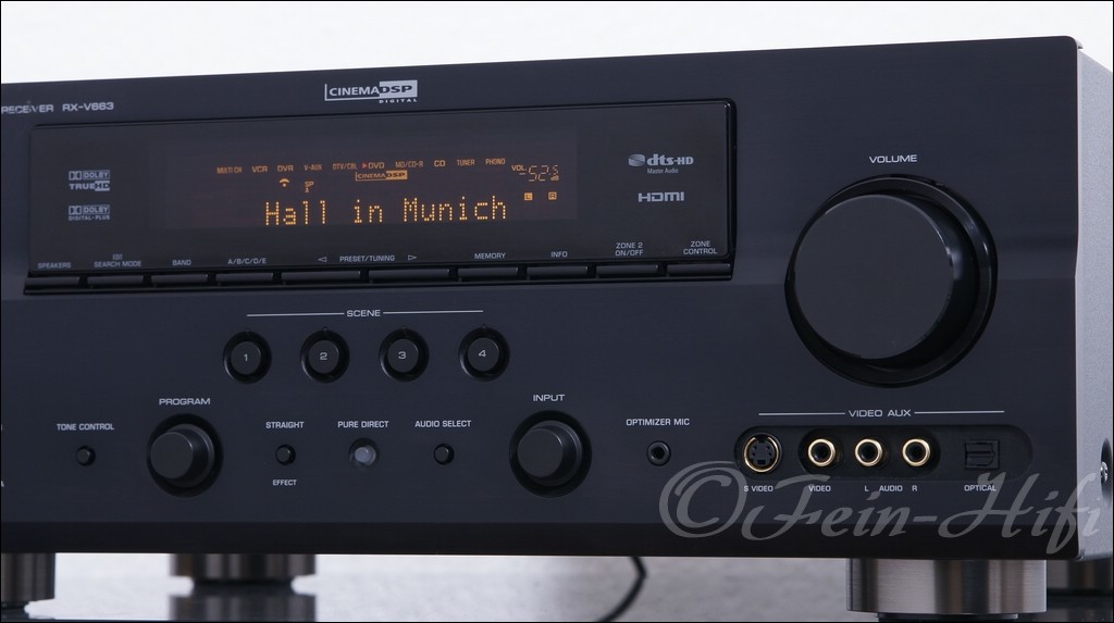 Yamaha RXV663 HDMI Dolby Digital 7.1 Heimkino AVReceiver