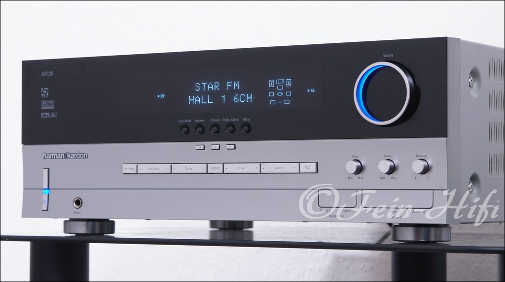Harman Kardon AVR 230 Dolby Digital DTS 6.1 AV Receiver silber