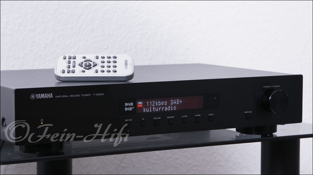 Yamaha T-D500 High-End Digital DAB Tuner mit DAB+ und FM