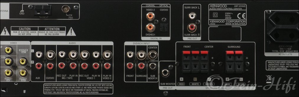 Kenwood KRF-V5100D Dolby Digital 5.1 AV-Receiver - gebraucht