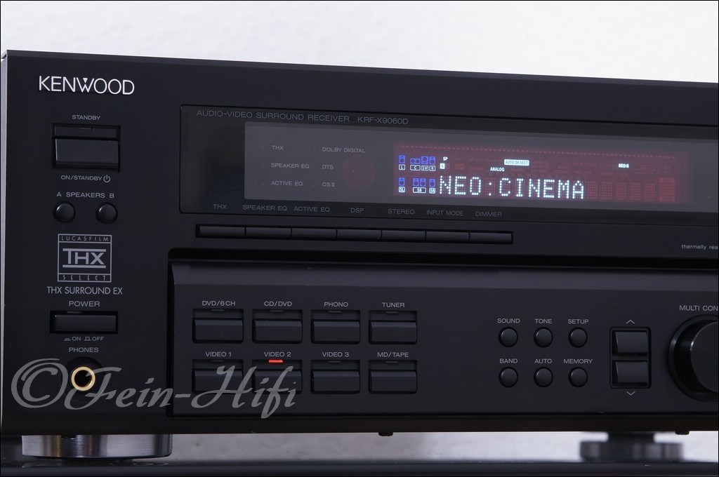 Kenwood KRFX9060D Dolby Digital THX Select 6.1 AV Receiver