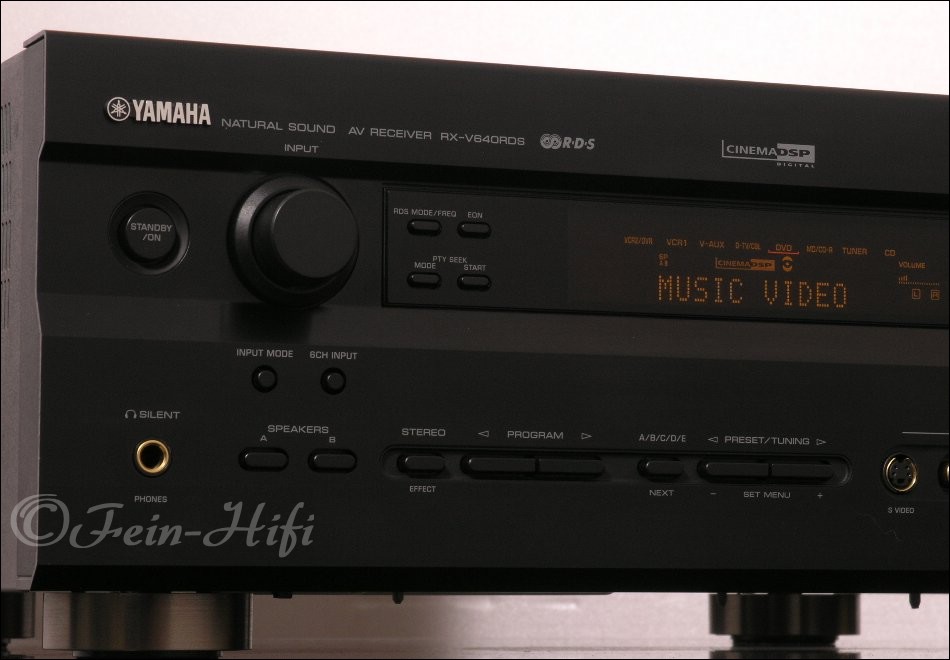 Yamaha RXV640RDS Dolby Digital DTS 6.1 AVReceiver