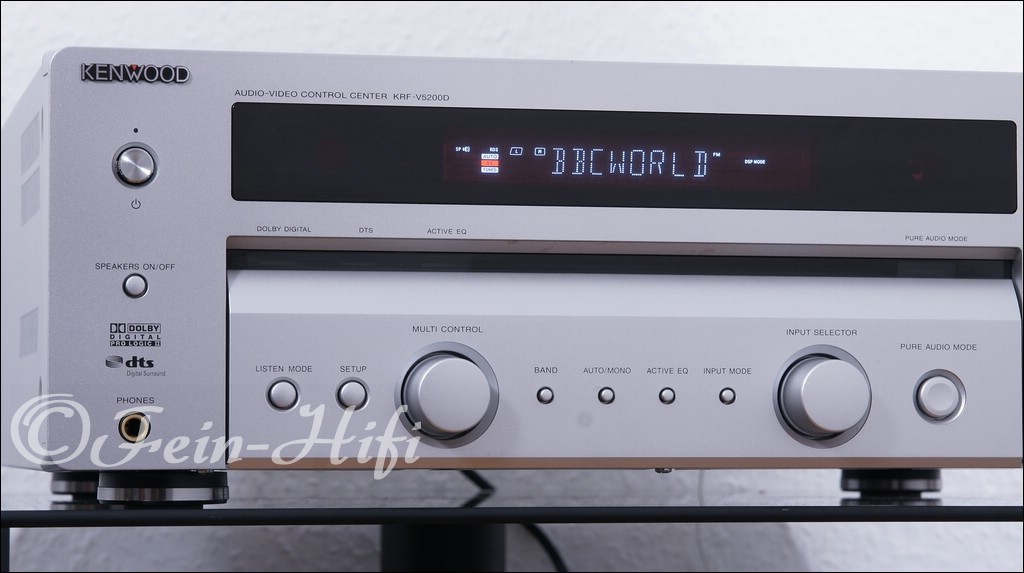 Kenwood KRFV5200D Digital 51 Heimkino AV Receiver silber