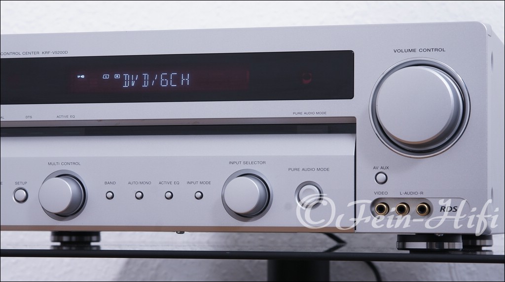 Kenwood KRFV5200D Digital 51 Heimkino AV Receiver silber
