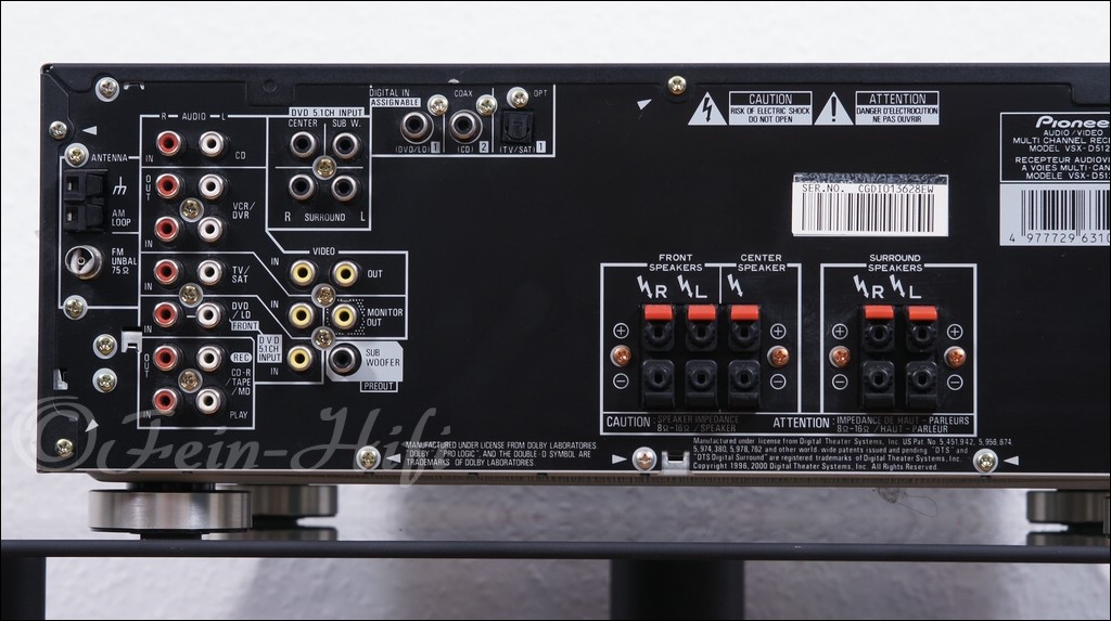 pioneer 5 channel amp