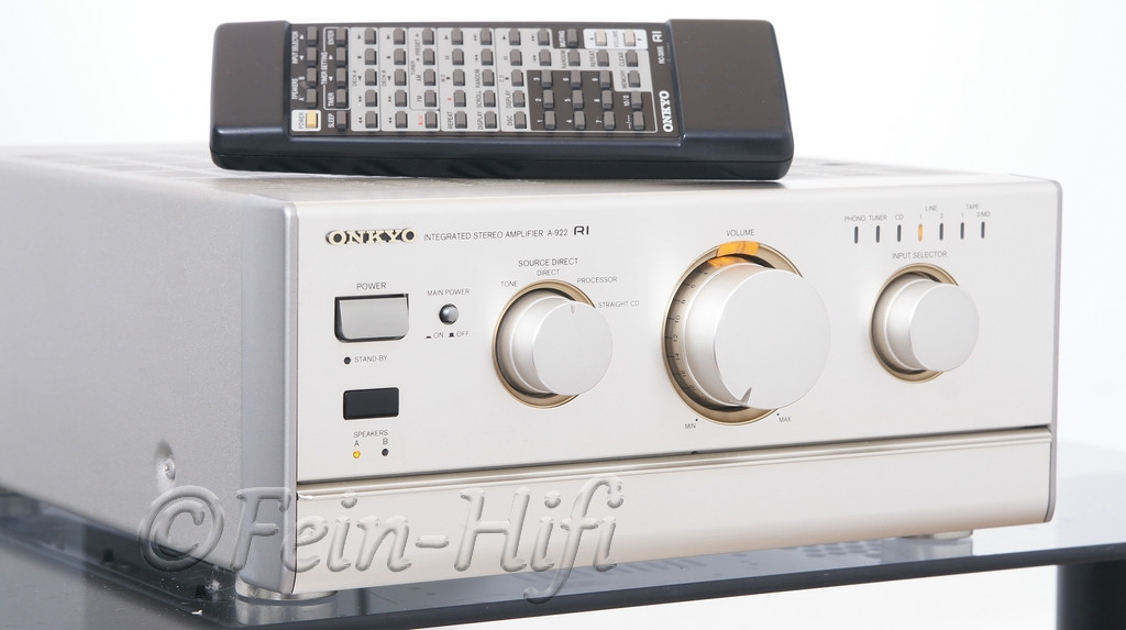 Onkyo A-922 HiFi 2.1 Stereo Verstärker im Midi-Format