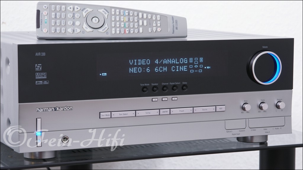 Harman Kardon AVR 330 Dolby Digital DTS 7.1 AV Receiver