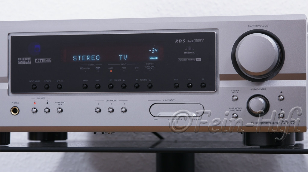 Denon AVR1707 Dolby Digital Surround Heimkino Receiver