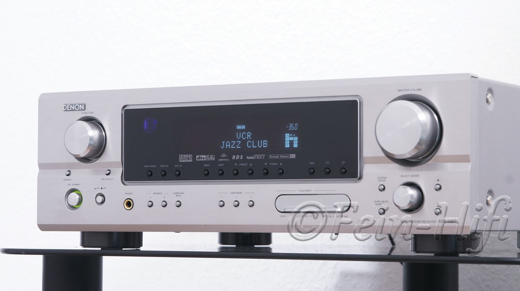 Denon AVR1907 Digital 7.1 Heimikino AVReceiver silber