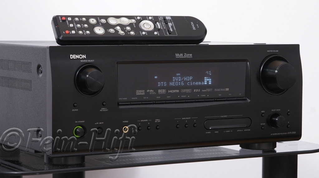 Denon AVR2308 HDMI 7.1 AVReceiver mit Phono Eingang