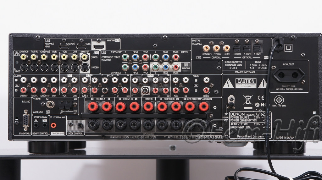 Denon AVR2308 HDMI 7.1 AVReceiver mit Phono Eingang