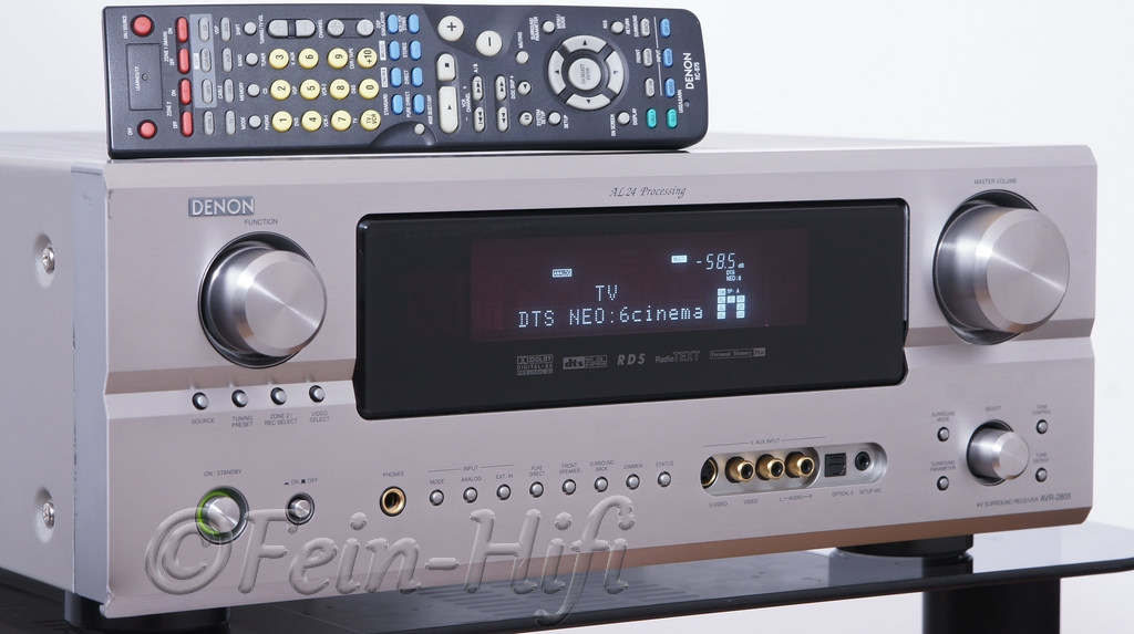 Denon AVR2805 Digital Heimkino 7.1 AV Receiver in silber