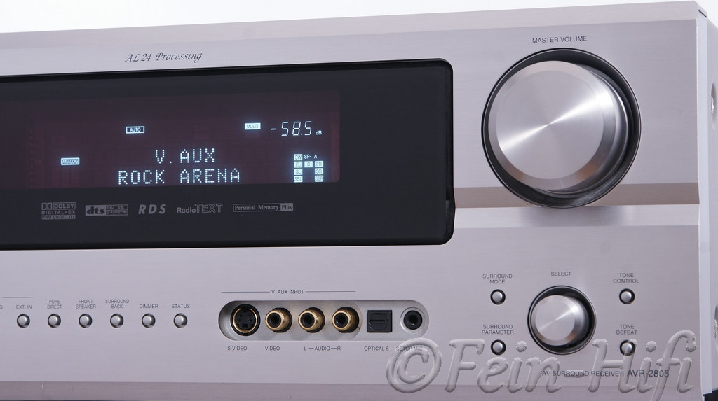 Denon AVR2805 Digital Heimkino 7.1 AV Receiver in silber