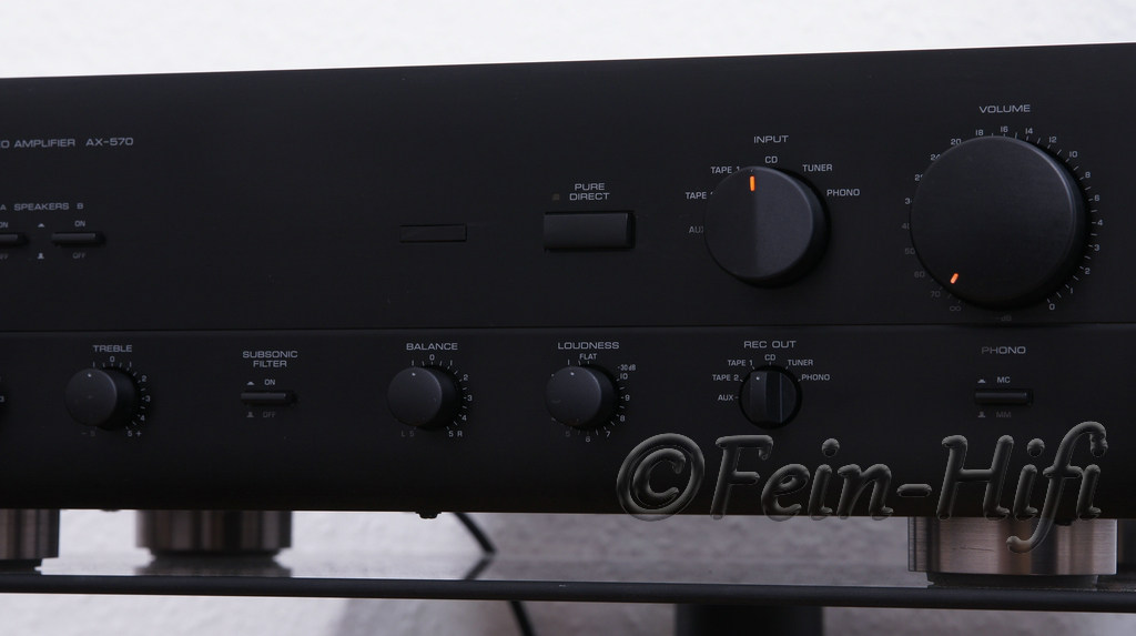 Ampli Yamaha AX-570 – Intégré, Puissant Et Propre – Idéal Pour Configurer Une Super Chaîne Hi-fi à La Maison