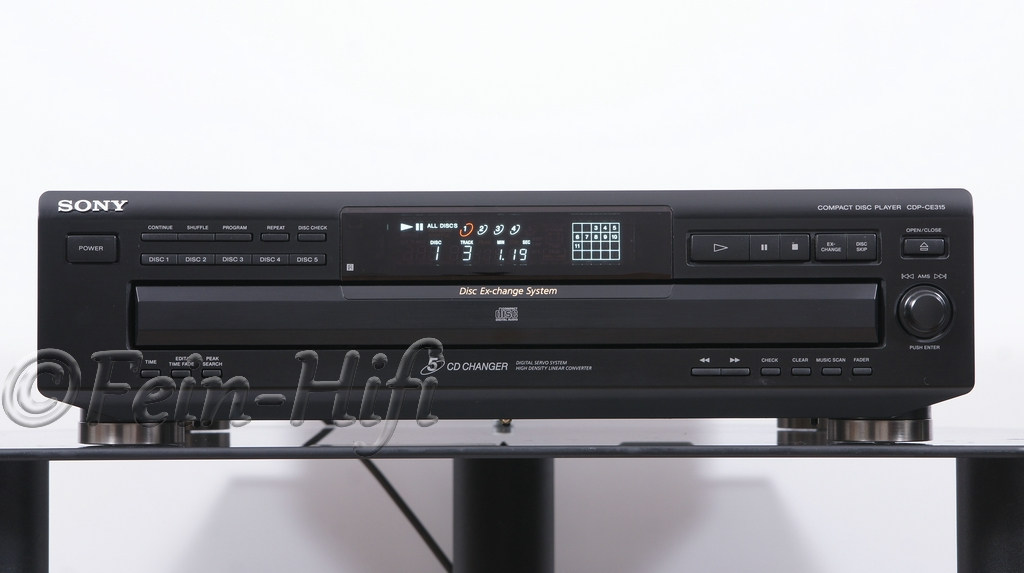 Sony CDPCE315 HiFi 5fach CDWechsler