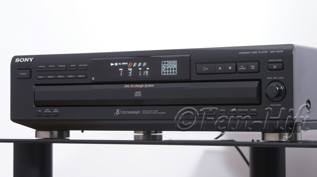 Sony CDPCE315 HiFi 5fach CDWechsler