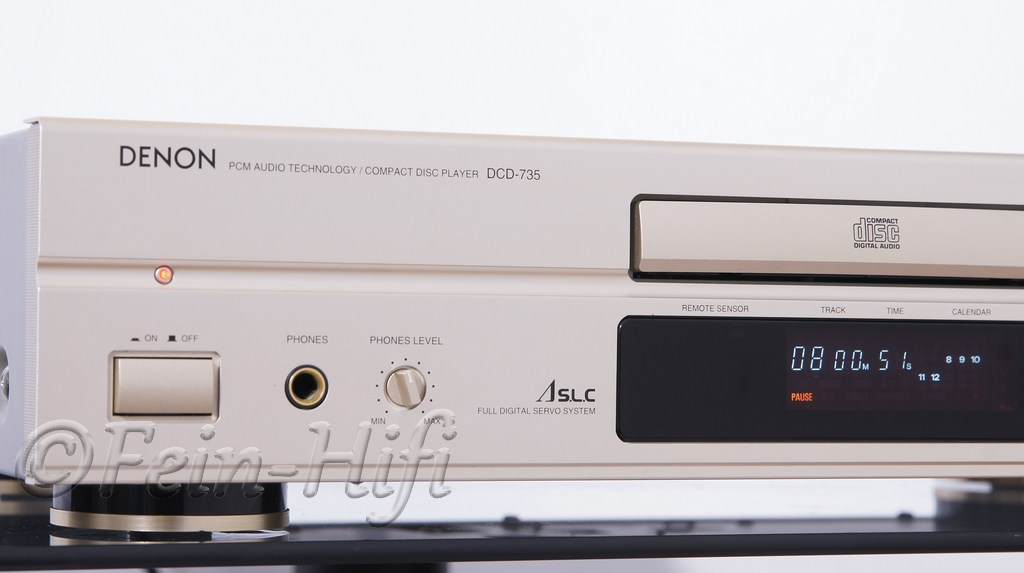 Denon DCD-735 HiFi CD-Player in champagner 