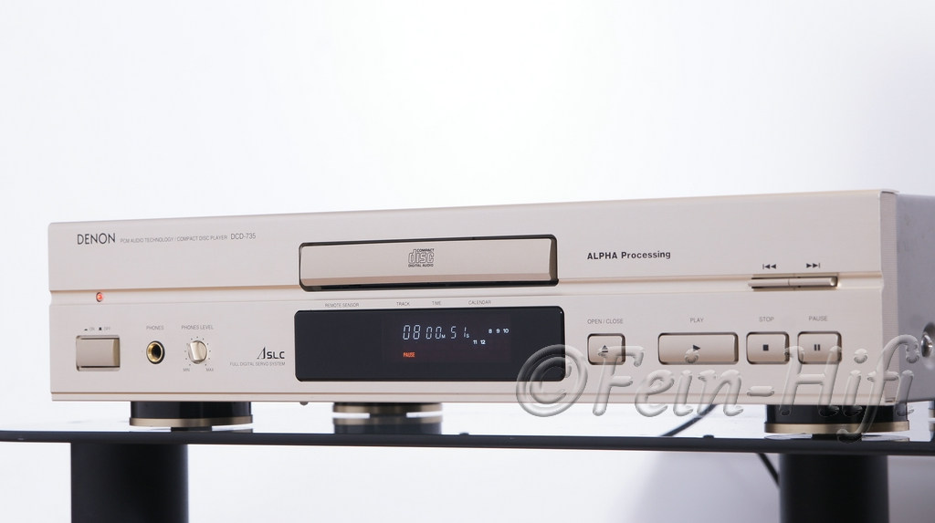 Denon DCD-735 HiFi CD-Player in champagner