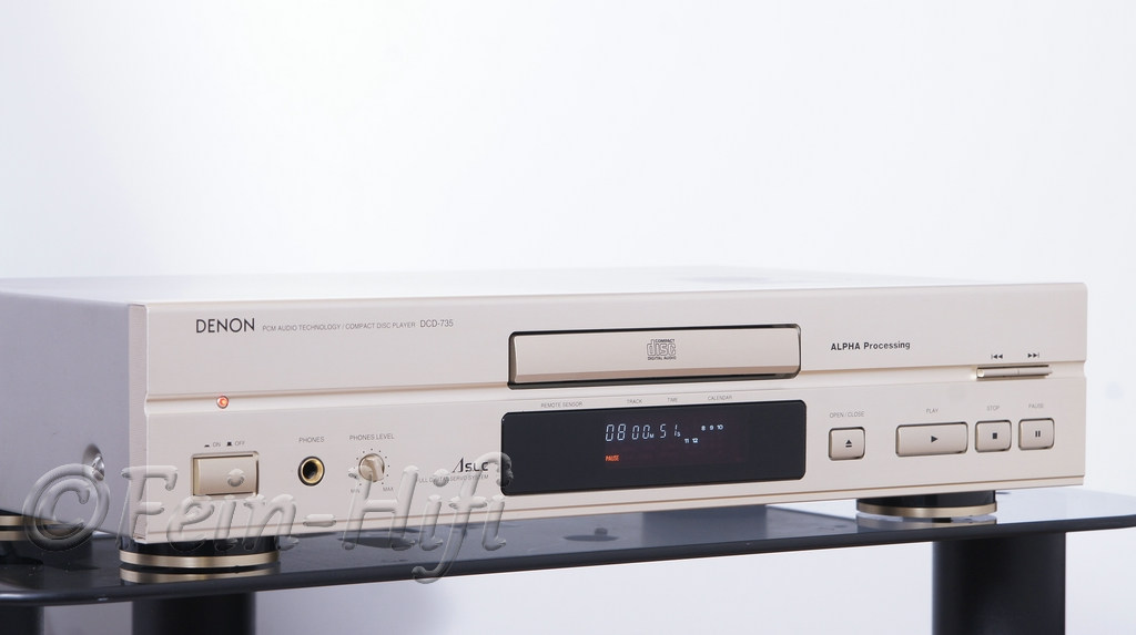 Denon DCD735 HiFi CDPlayer in champagner