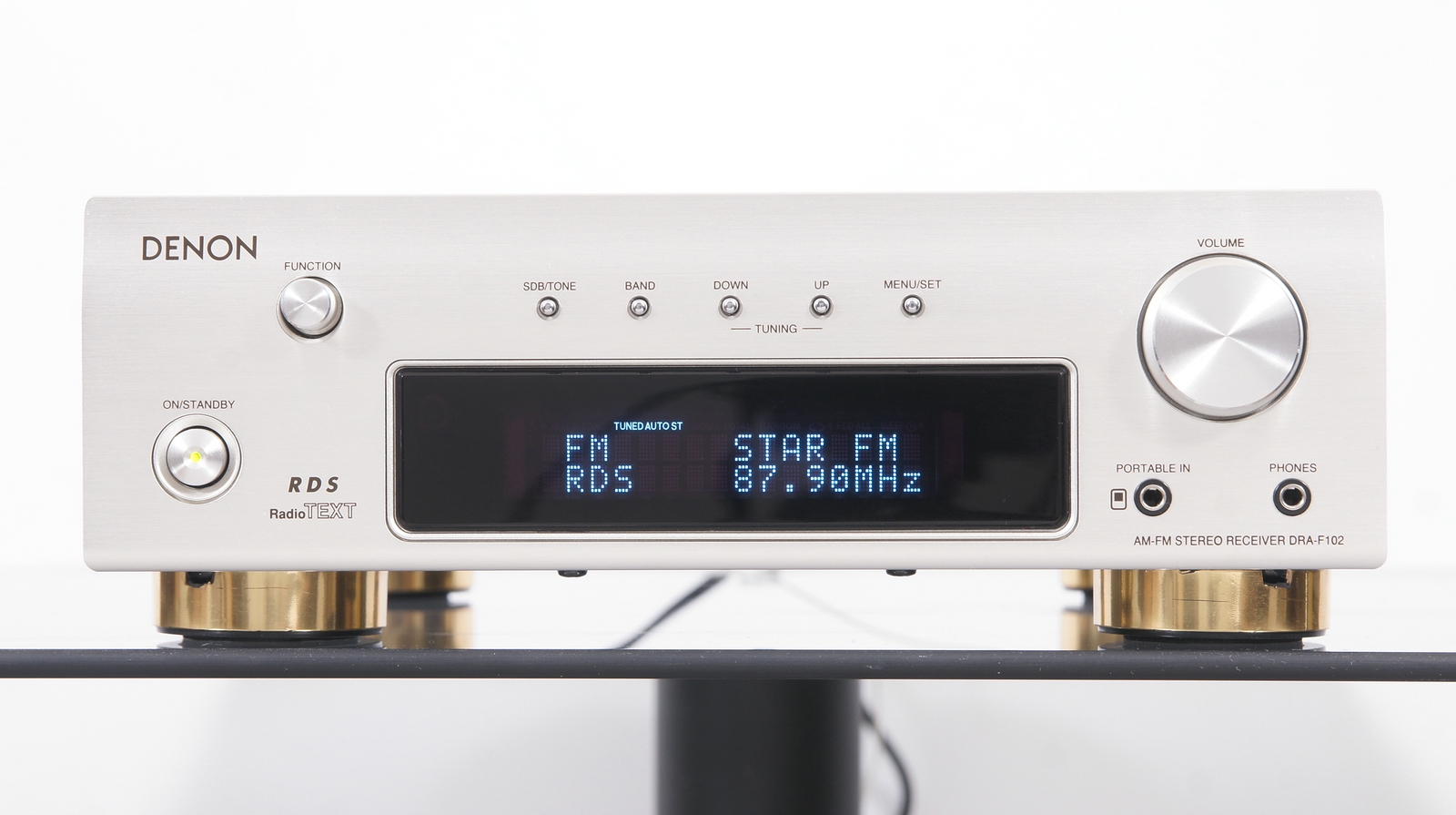 Denon Fシリーズ レシーバー プレミアムシルバー DRA-F107SP 中古Denon Fシリーズ レシーバー プレミアムシルバー DRA-F102-SP