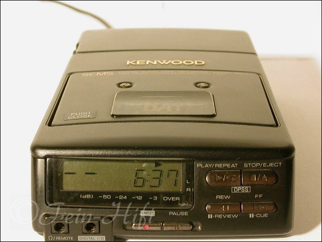 Kenwood DX-7 Portabler HiFi DAT-Recorder - gebraucht