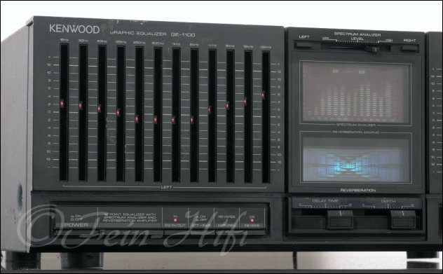 Égaliseur Kenwood GE-1100 Vintage - Pour Pièces Ou Réparation (s'allume)