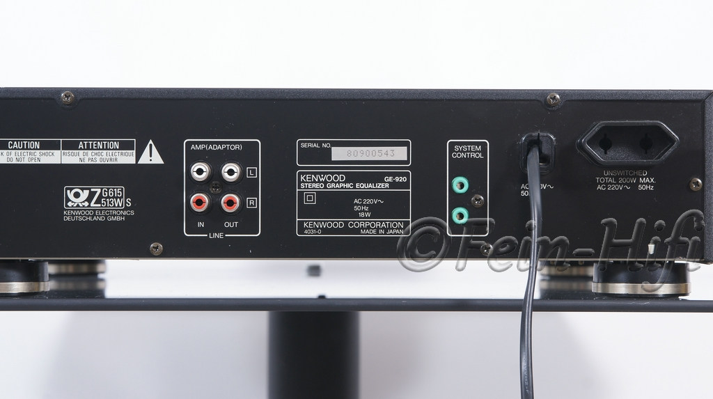 Kenwood GE920 HiFi Stereo Equalizer