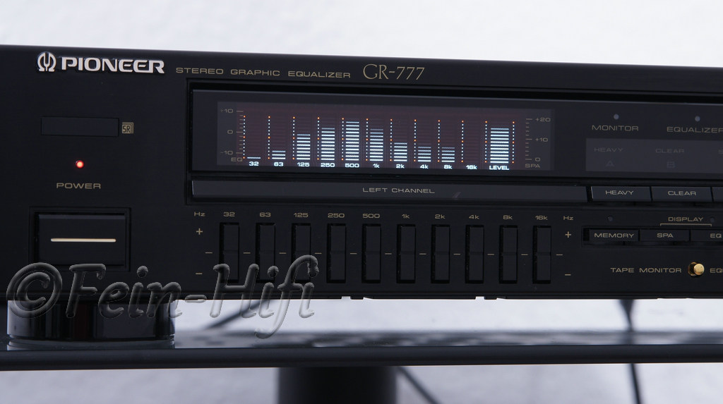 Pioneer GR777 HiFi Graphic Equalizer mit Spectrum Analyzer