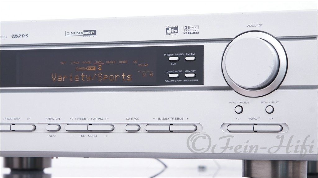 Yamaha HTR5630 Dolby Digital 5.1 Receiver silber r.
