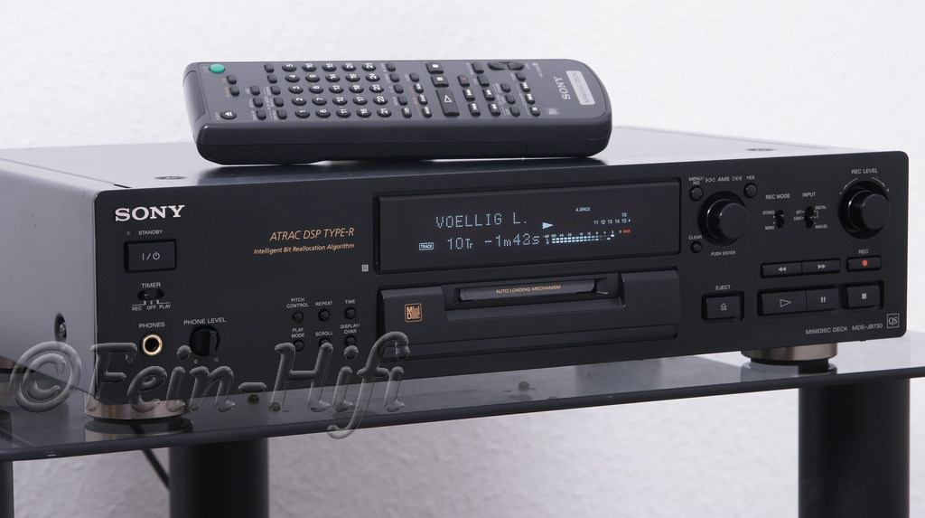 Sony MDSJB730 QS MD MiniDisc Recorder gebraucht FeinHiFi
