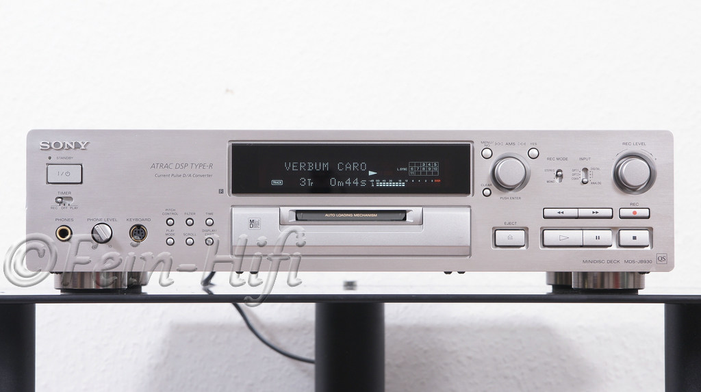 Sony MDSJB930QS MD MiniDiscRecorder FEINHIFI
