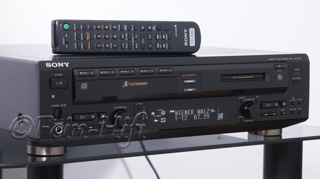 Sony MXDD5C MidiDisc / CDWechsler Kombination mit MDLP
