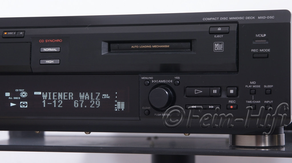 Sony MXDD5C MidiDisc / CDWechsler Kombination mit MDLP